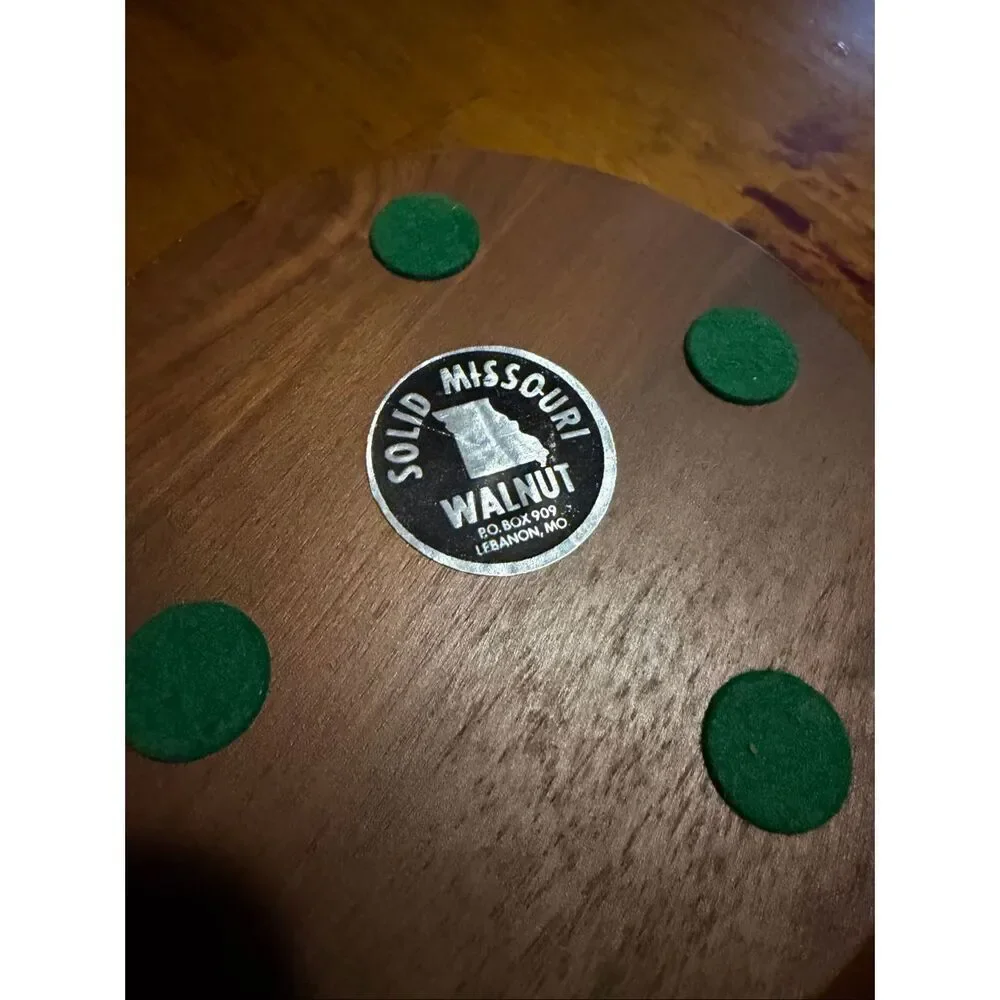 Vintage Solid Burl Walnut 9